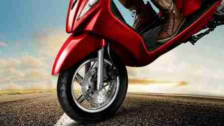 Comparison of tvs wego with honda aviator #4