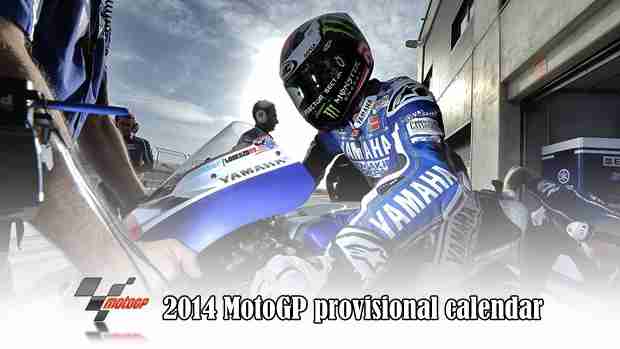 2014 MotoGP provisional calendar