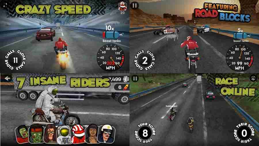Highway Rider  - best top android motorcycle bike race game