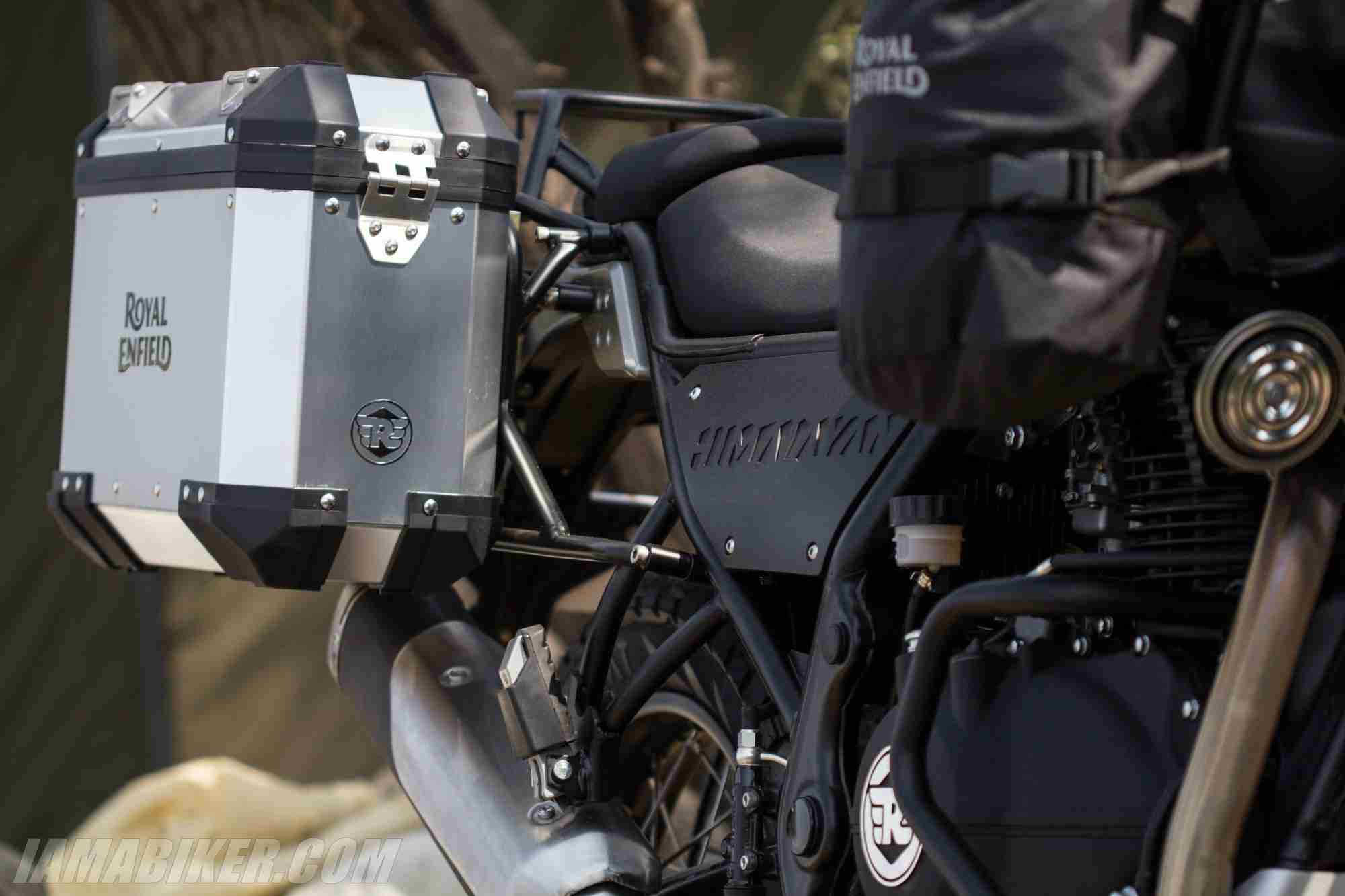 royal enfield himalayan side panniers
