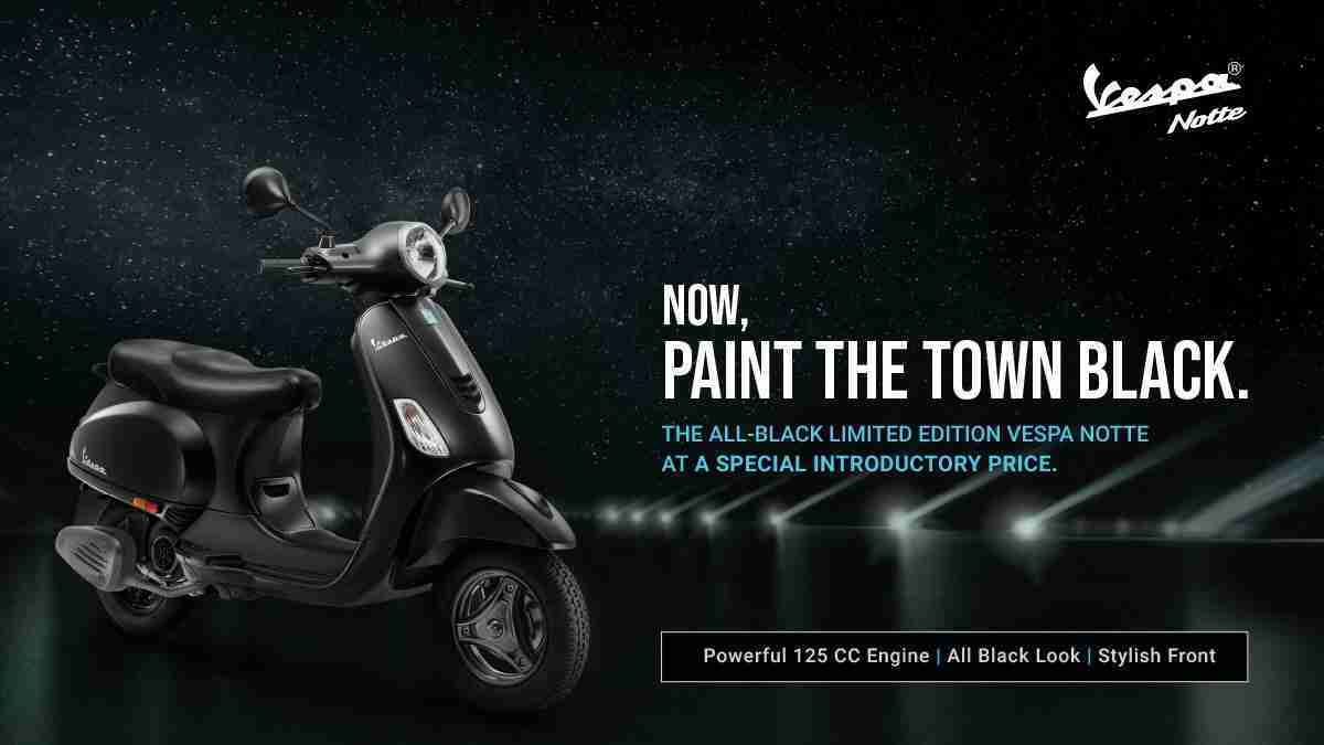 Vespa Notte launched at Rs 68,845 ex-showroom