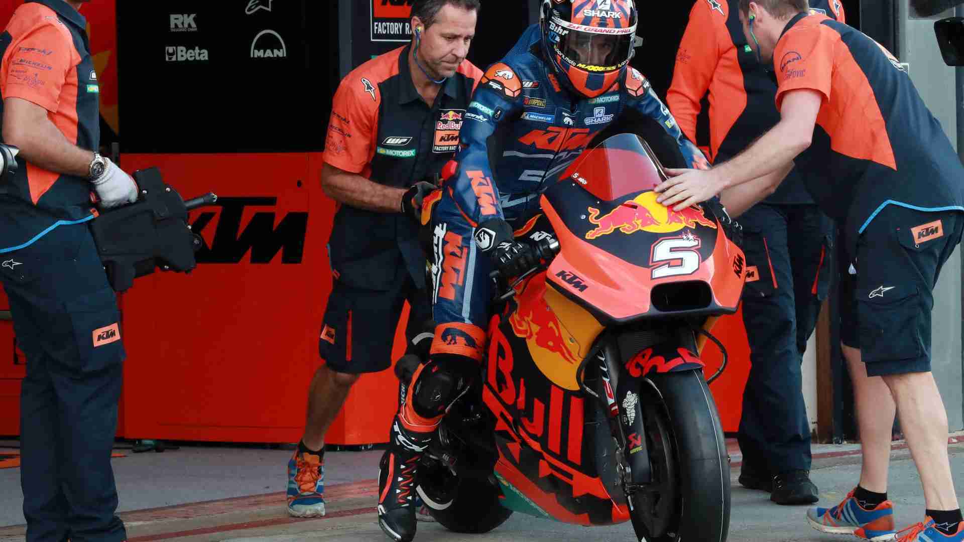 Johan Zarco on KTM RC16