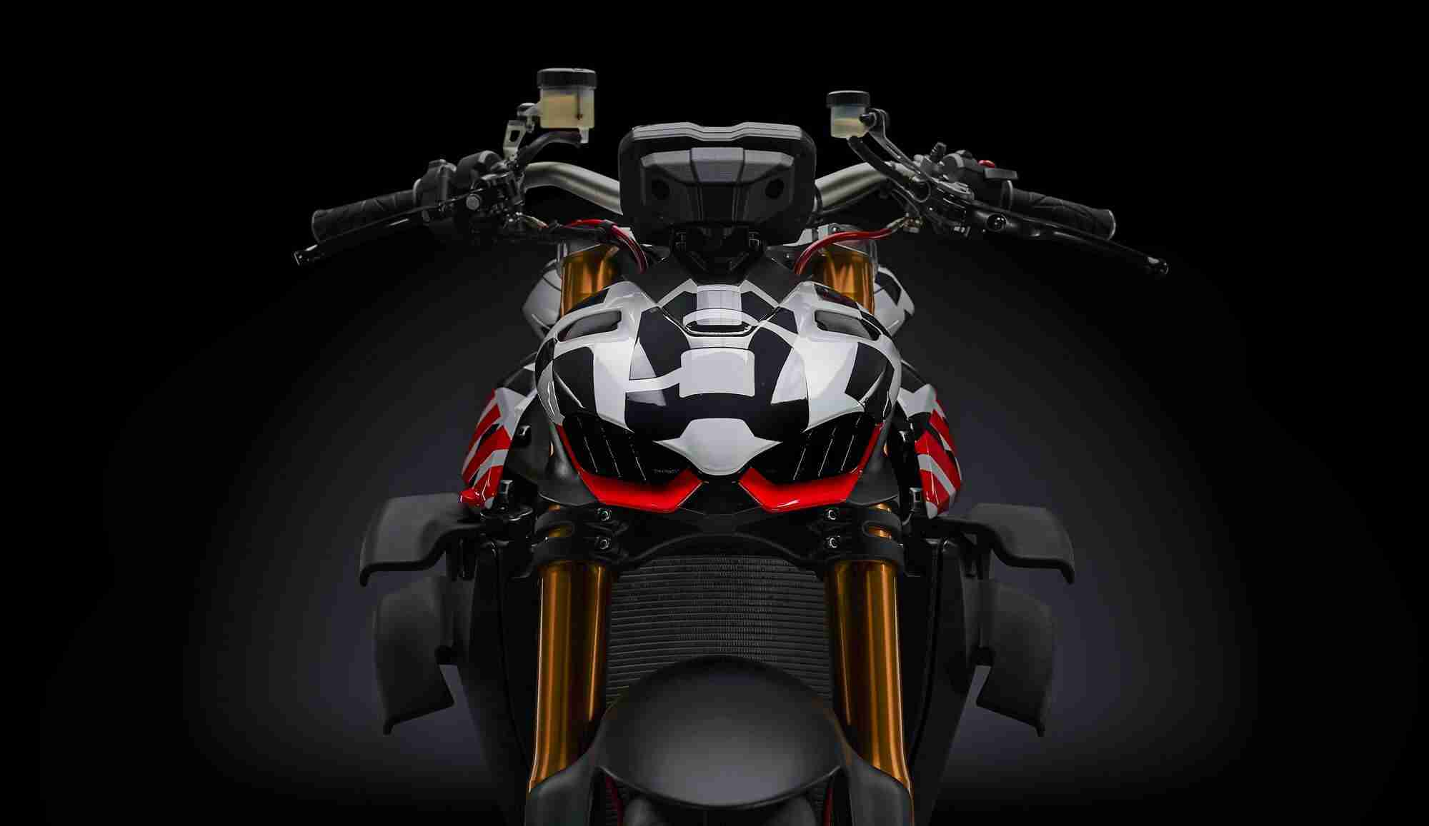 Ducati Streetfighter V4 prototype headlight
