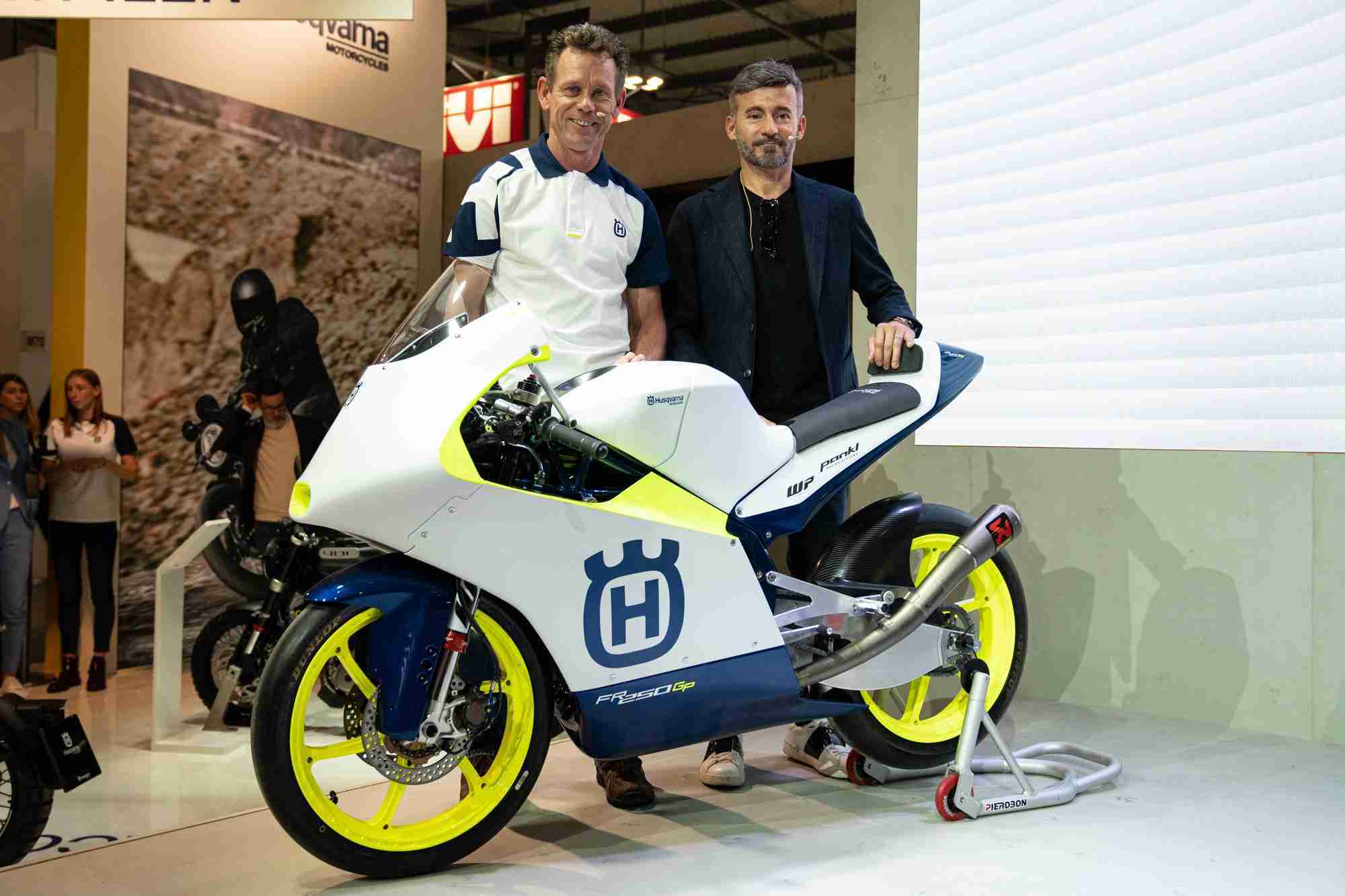 Peter Ottl and Max Biaggi - Max Racing Team Husqvarna FR 250 GP