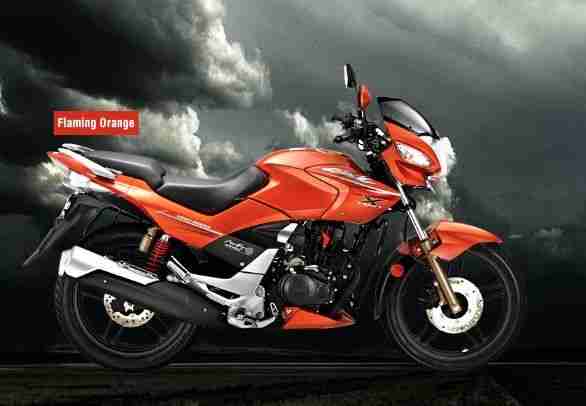 Hero CBZ Xtreme orange colour option IAMABIKER Everything