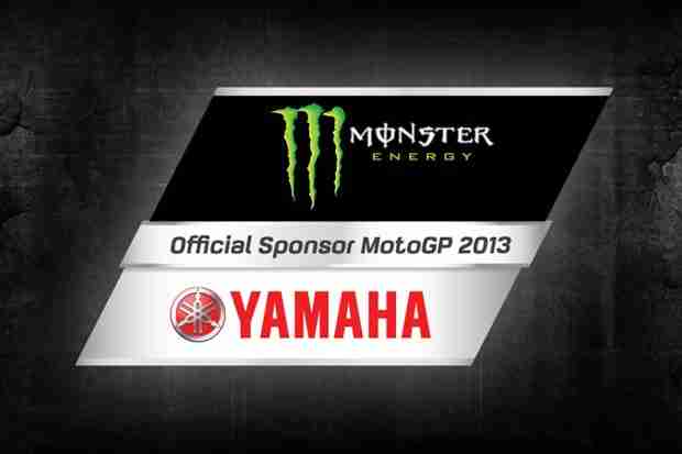 Yamaha MotoGP team partners with Monster Energy