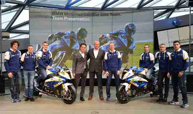 2013 BMW Motorrad GoldBet WSBK team presentation
