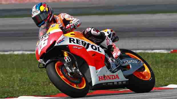 Dani Pedrosa Sepang testing