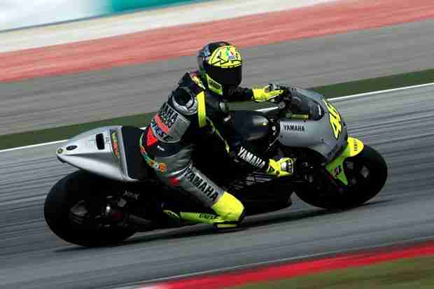 Valentino Rossi Yamaha dominate at Sepang test