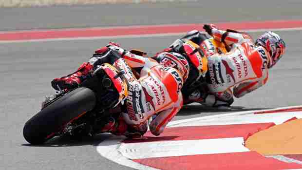 marc marquez - dani pedrosa austin