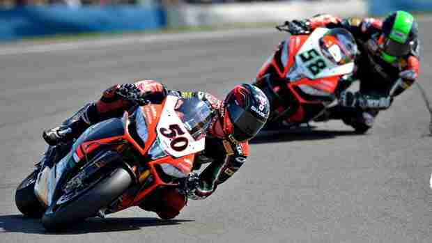 sylvain guiltoli eugene laverty wsbk donington