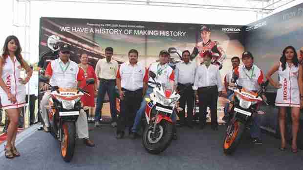 2013 honda cbr 250r colours