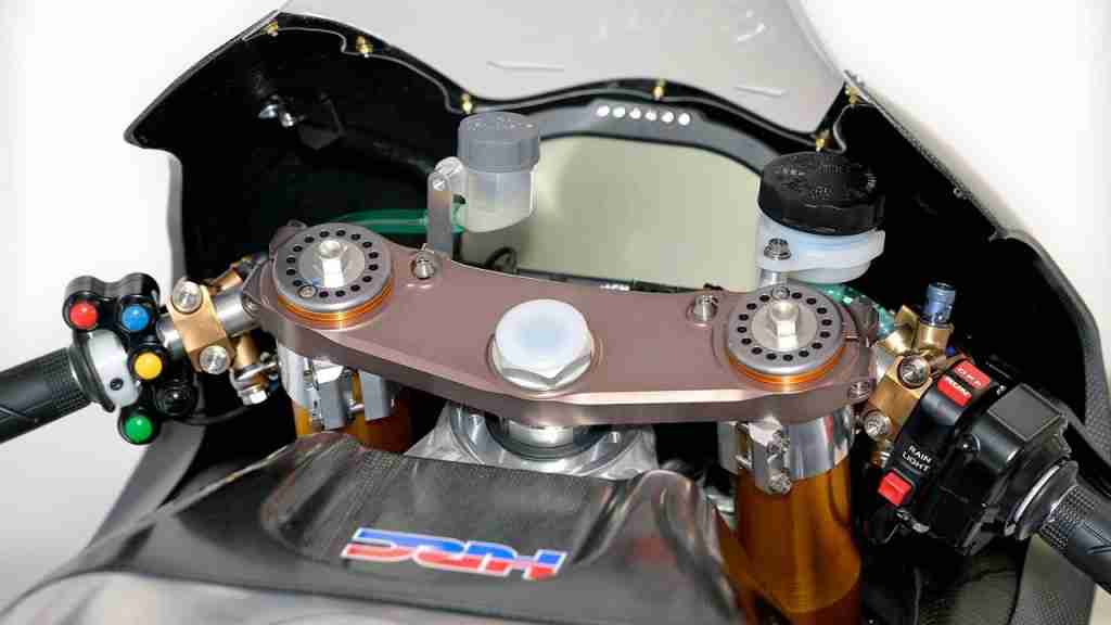 Honda RCV1000R MotoGP Open Class cockpit
