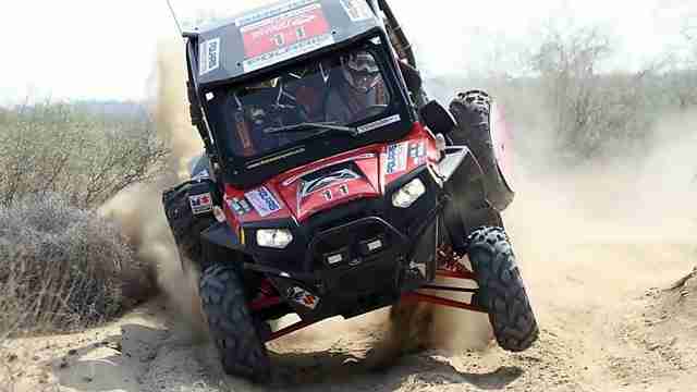 Raj Singh Rathore on Polaris RZR XP 900 wins the Desert Storm 2014
