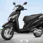 honda activa 125 colour – black