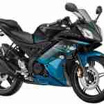 Yamaha R15 v2.0 Streaking Cyan colour option