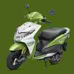 Honda Dio candy palm green colour option