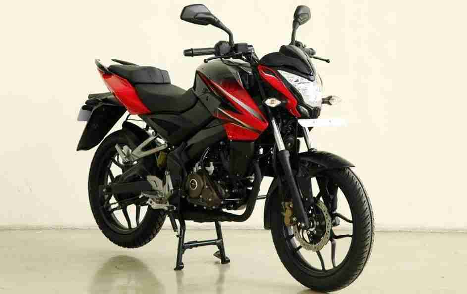 new bajaj pulsar 150ns red colour with kick starter