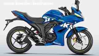 Suzuki Gixxer SF colour option Metallic Triton Blue – MotoGP edition