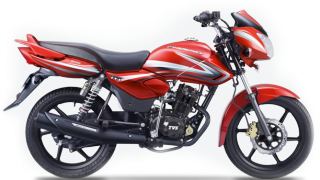 New 2015 TVS Phoenix 125 colour option Red hot