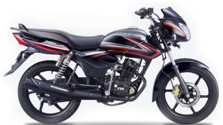 New 2015 TVS Phoenix 125 colour option black magic