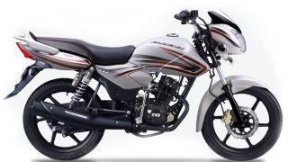 New 2015 TVS Phoenix 125 colour option cherry white