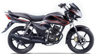 New 2015 TVS Phoenix 125 colour option crimson black