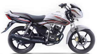 New 2015 TVS Phoenix 125 colour option white night