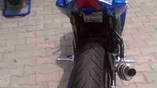 Suzuki Gixxer SF race spec Gixxer Cup back view