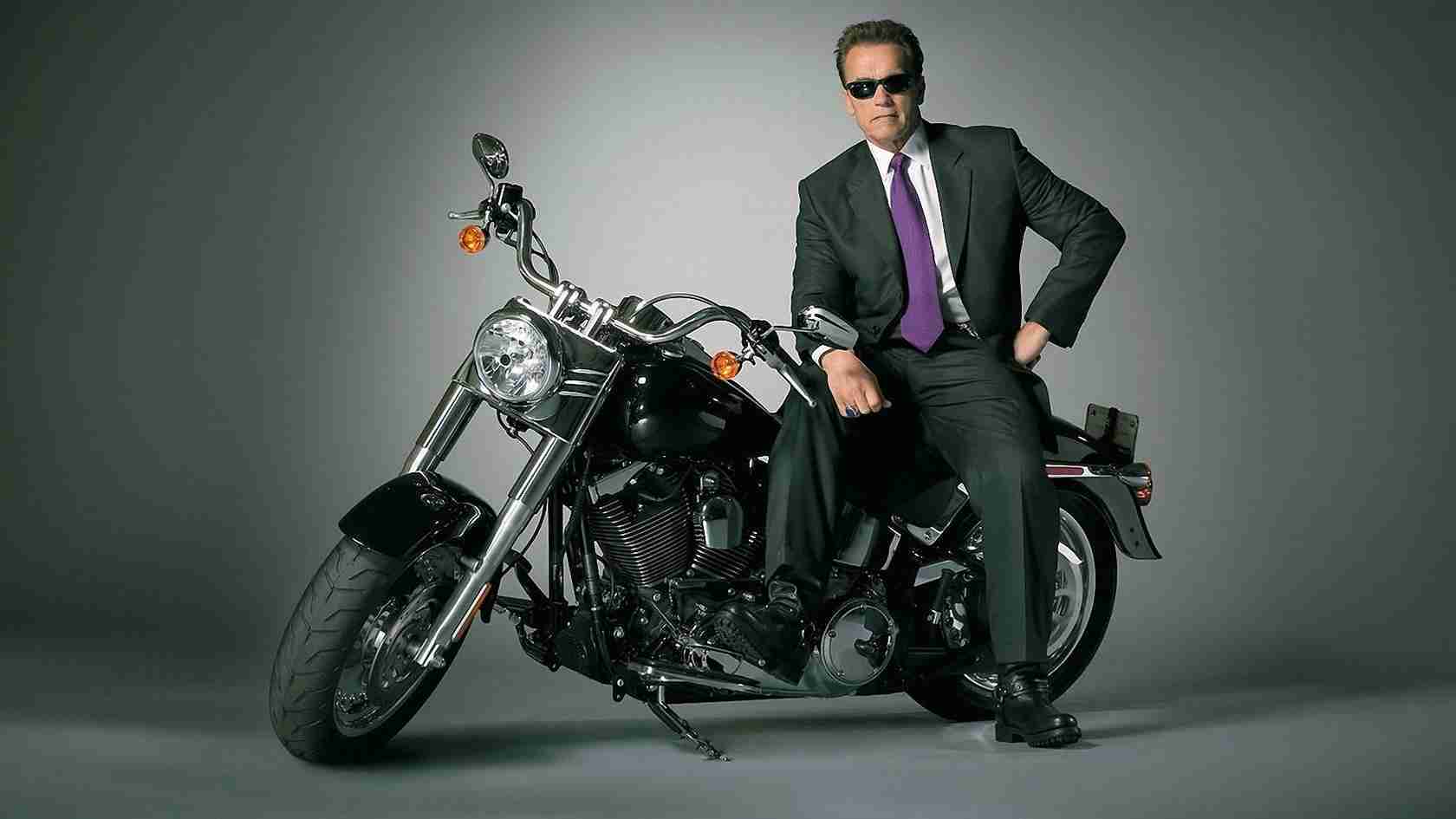 Harley davidson fat boy arnold schwarzenegger 2025