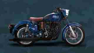 Royal Enfield Despatch Squadron Blue colour option
