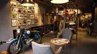 Royal Enfield UK living room concept
