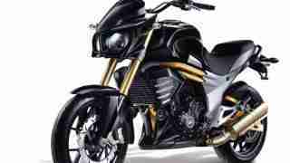 Mahindra Mojo black colour option front view