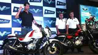 Rajiv Bajaj at Bajaj V launch