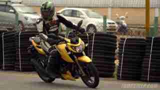 TVS Apache RTR 200 yellow