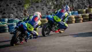 Aras Gibieza and Rajini Krishnan on track