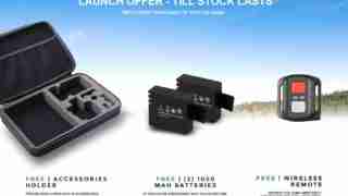 Procus 4K Action camera with accessories