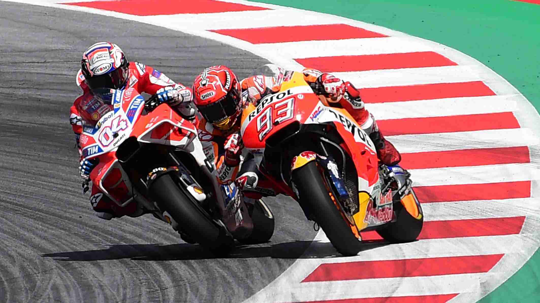 Andrea Dovizioso Marc Marquez Austria