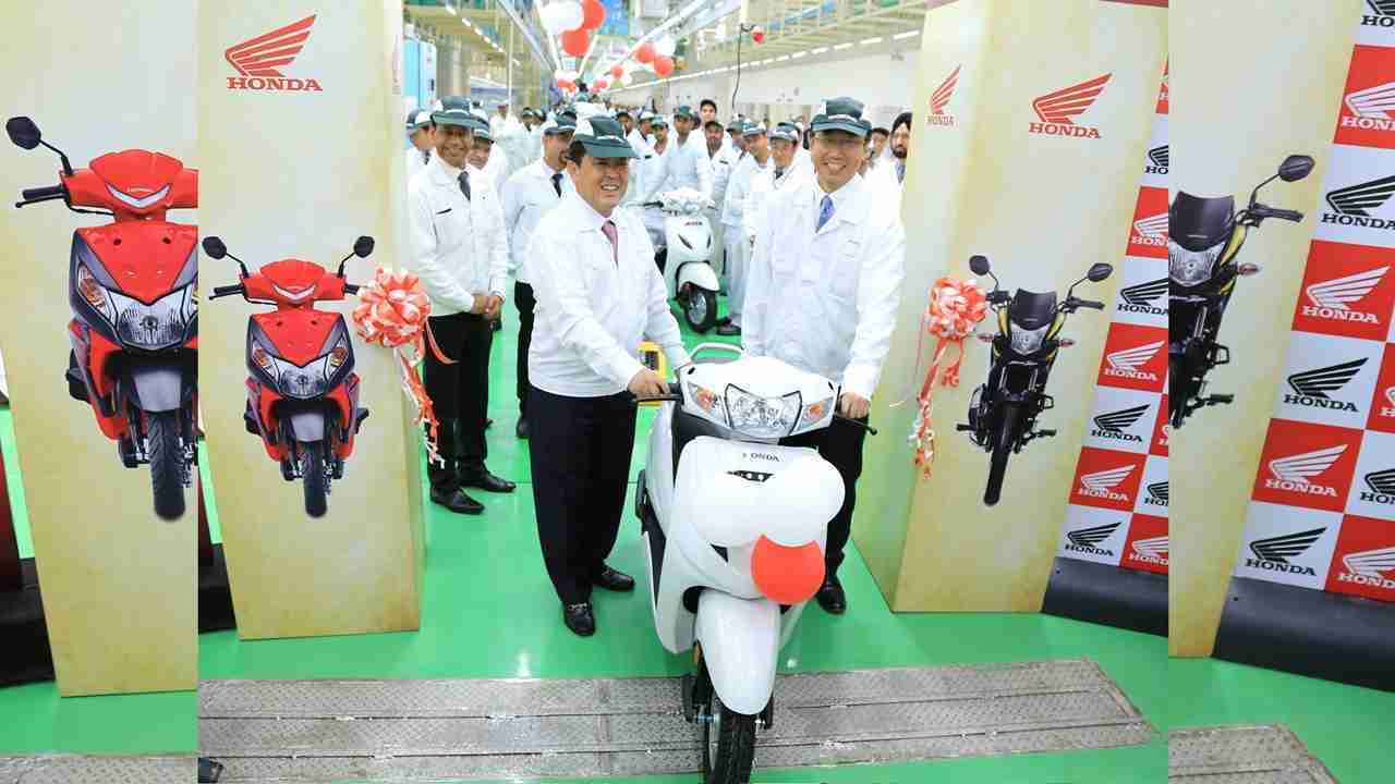 Honda 2Wheelers Indias 4th assembly line at its Karnataka plant
