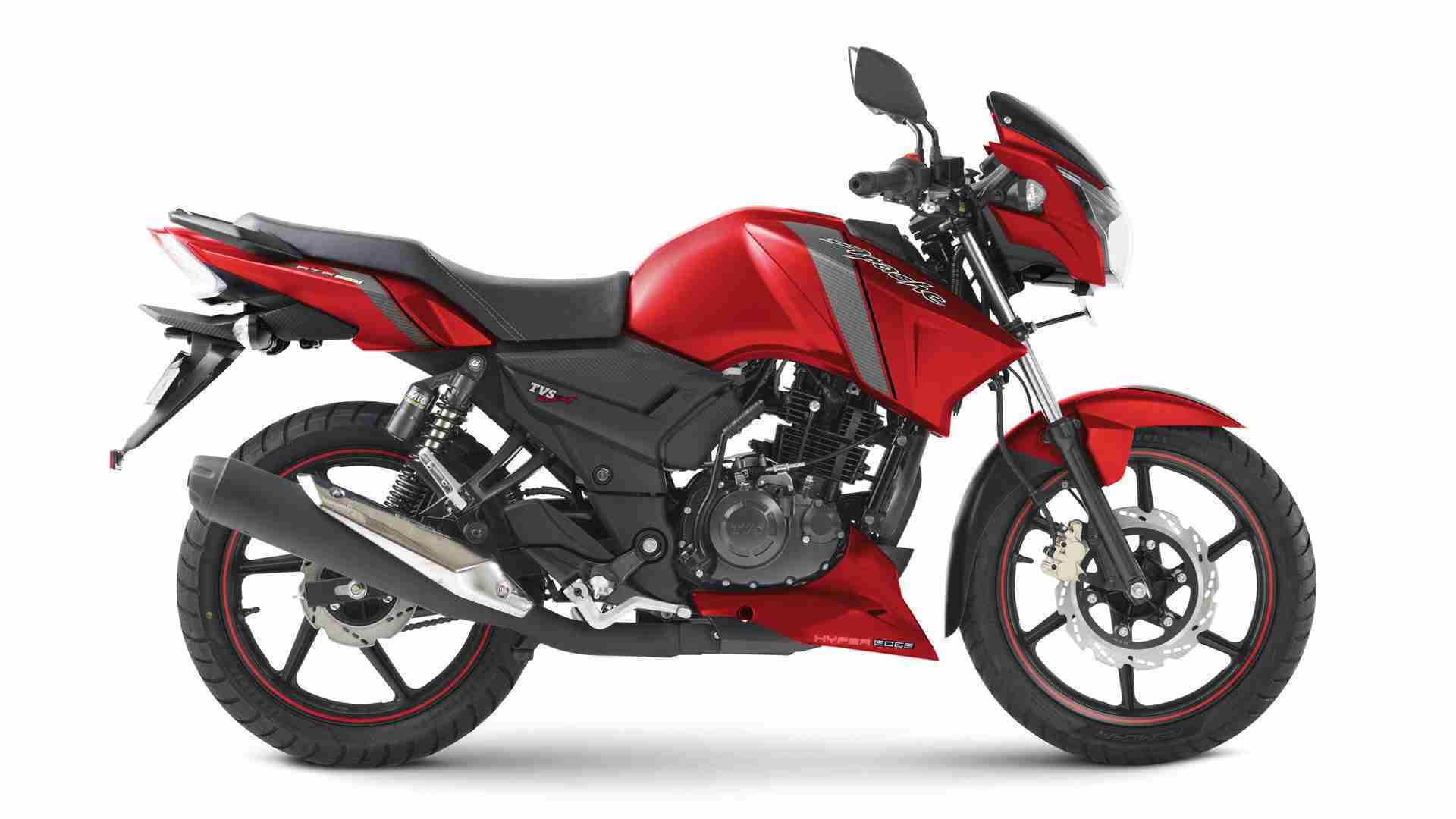 TVS Apache RTR 160 Matte Red colour option