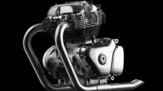 Royal Enfield 650cc Twin Engine Without Oil Cooler view - LHS