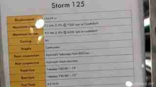 Aprilia Storm 125 specifications