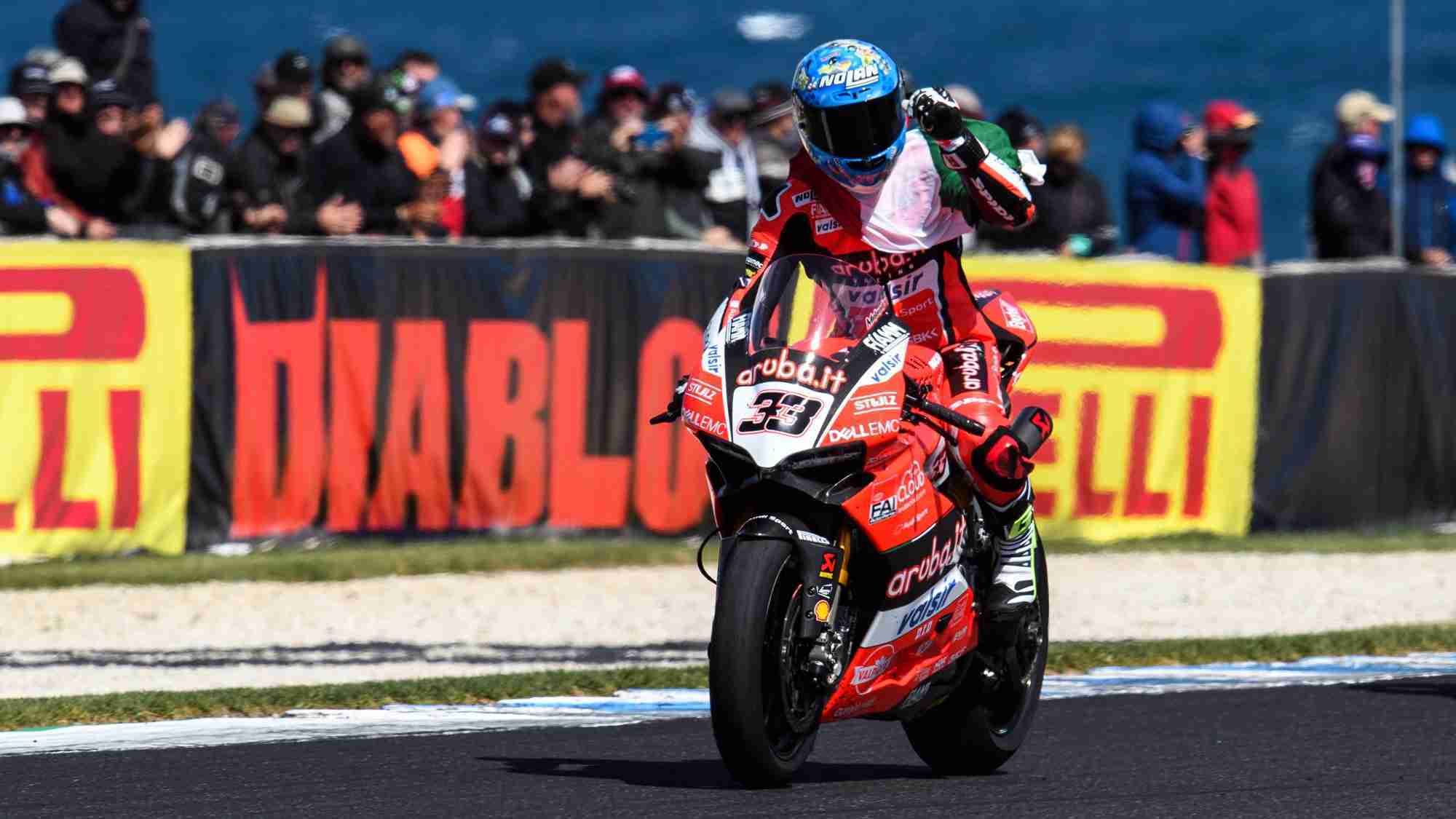 Marco Melandri takes double win at WSBK Phillip Island