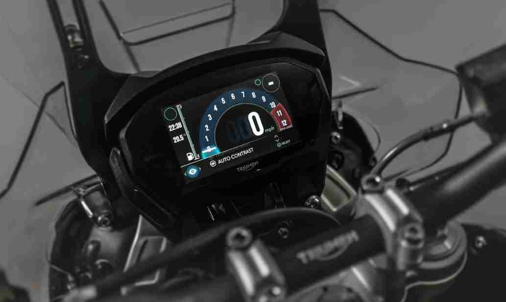 New Tiger 800 instrument panel
