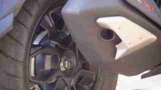 TVS NTORQ 125 rear alloy and exhaust silencer