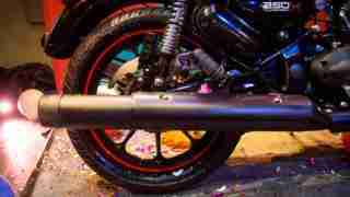Thunderbird 350X back tyre
