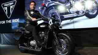 Vimal Sumbly 2018 Triumph Bonneville Speedmaster launch