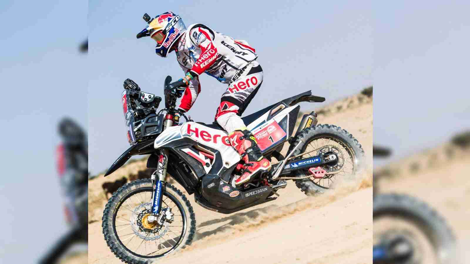 CS Santosh and Hero MotoSports Team Rally out of Desert Storm 2018