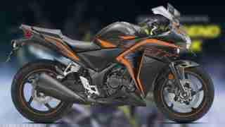 Honda CBR 250R Matte Axis Gray Metallic with Mars Orange colour option