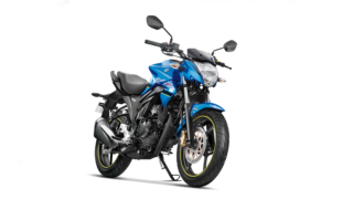 Suzuki Gixxer ABS colour option Metallic Triton Blue Glass Sparkle Black
